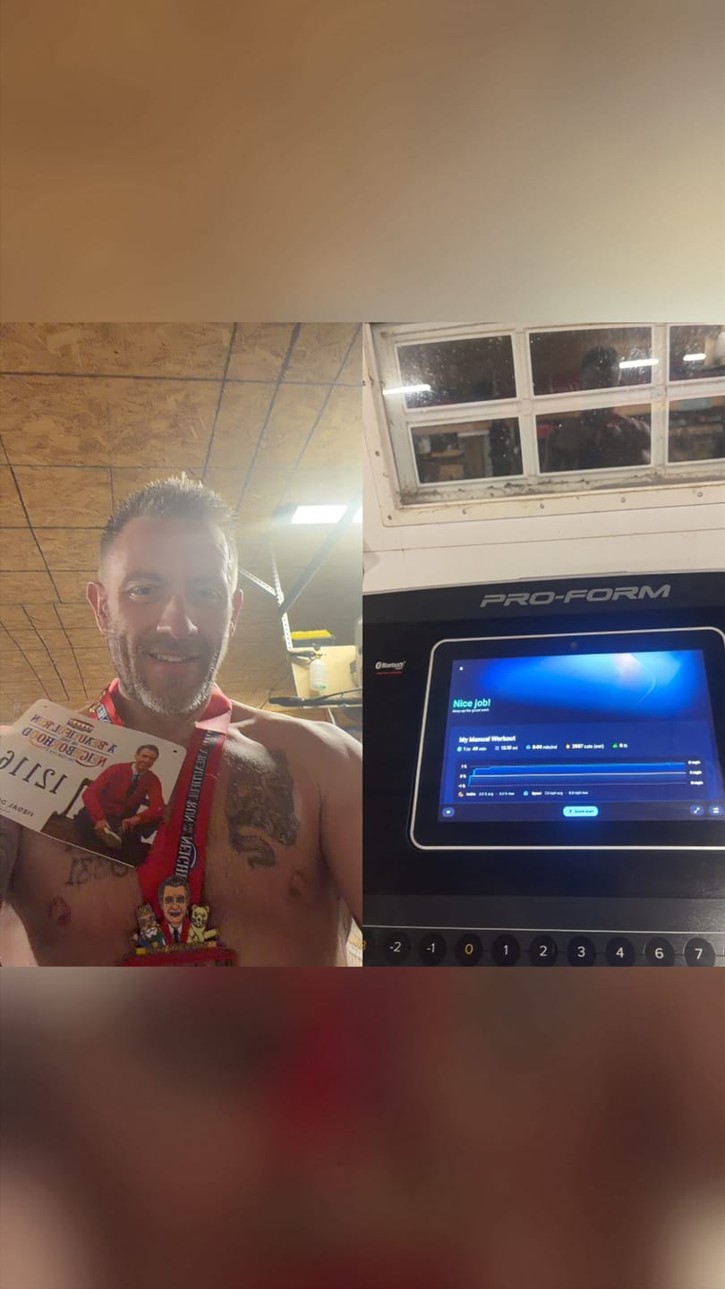 Customer photo review of A Beautiful Run In the Neighborhood 5K/10K/13.1