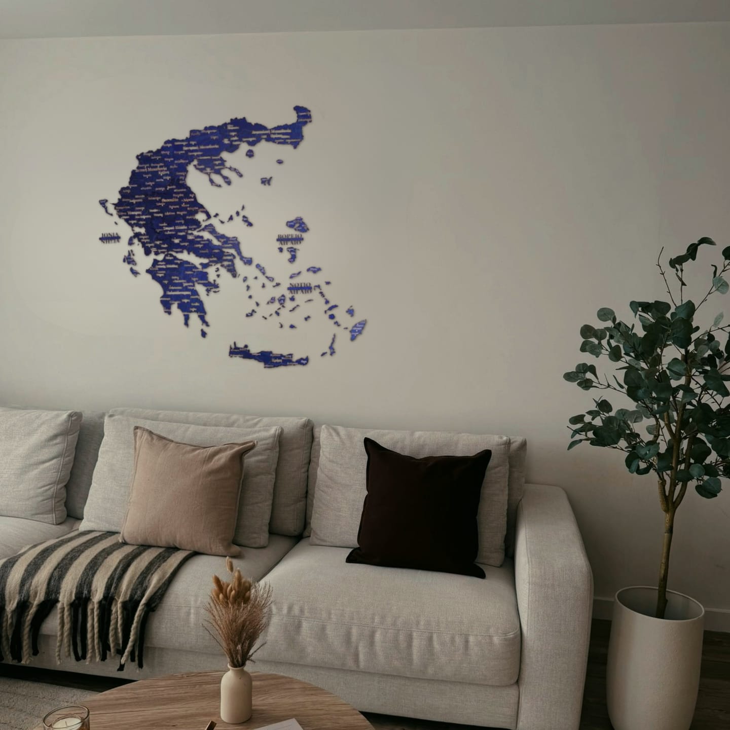 Customer photo review of 🇬🇷 Greece 3D Wooden Map