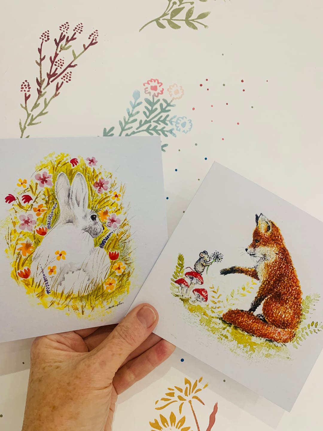 Customer photo review of Square Giclée Art Print