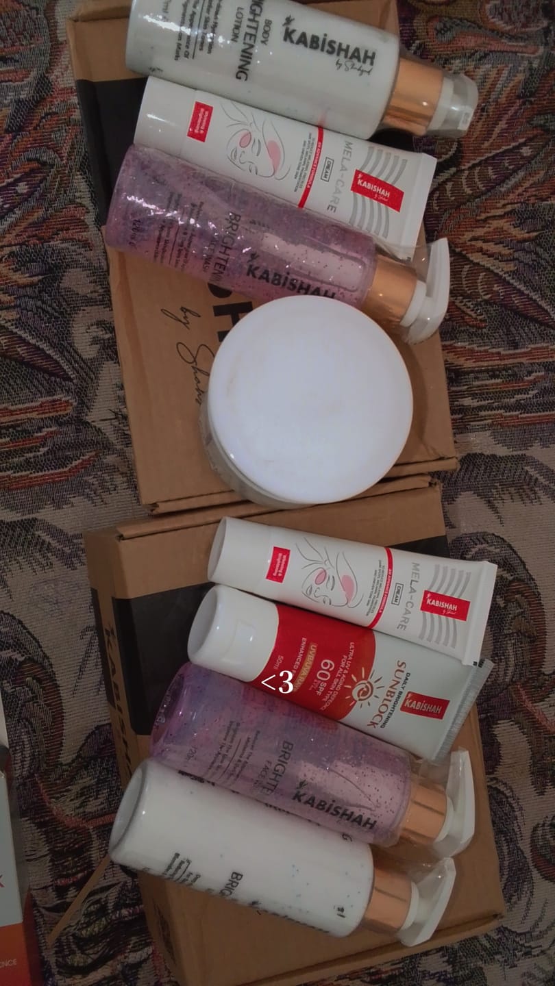 Customer photo review of Body Hydrating & Brightening Bundle