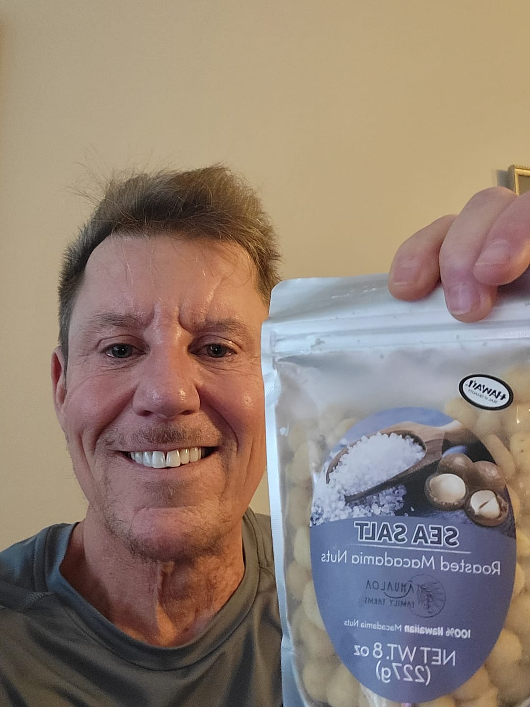 Customer photo review of Sea Salt Macadamia Nuts