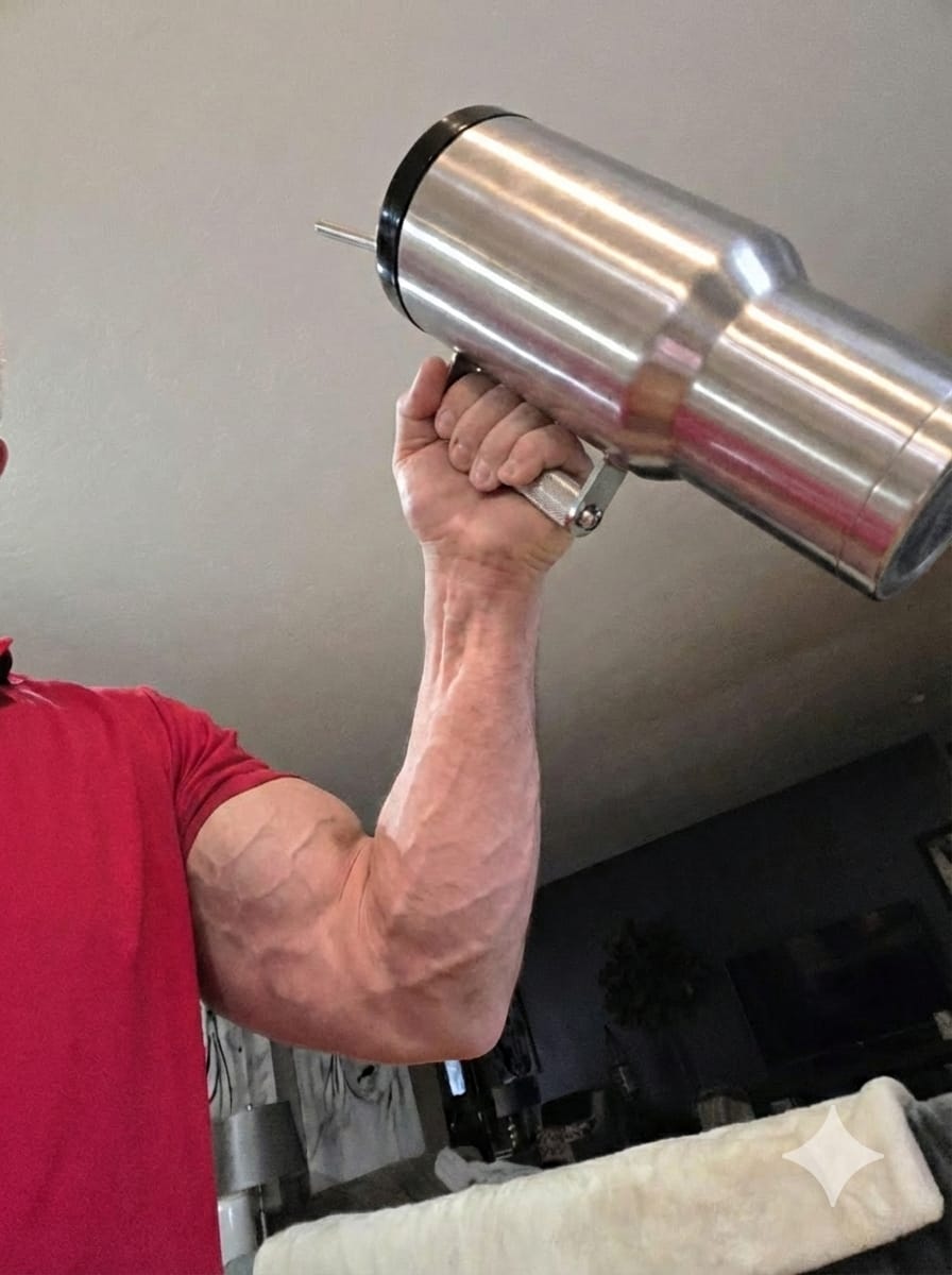 Customer photo review of HEAVY* Tumbler