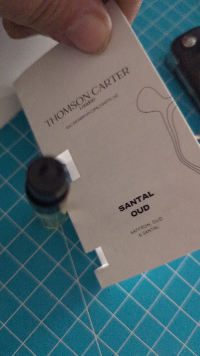 Customer photo review of Santal Oud | Eau de Parfum | 2ml