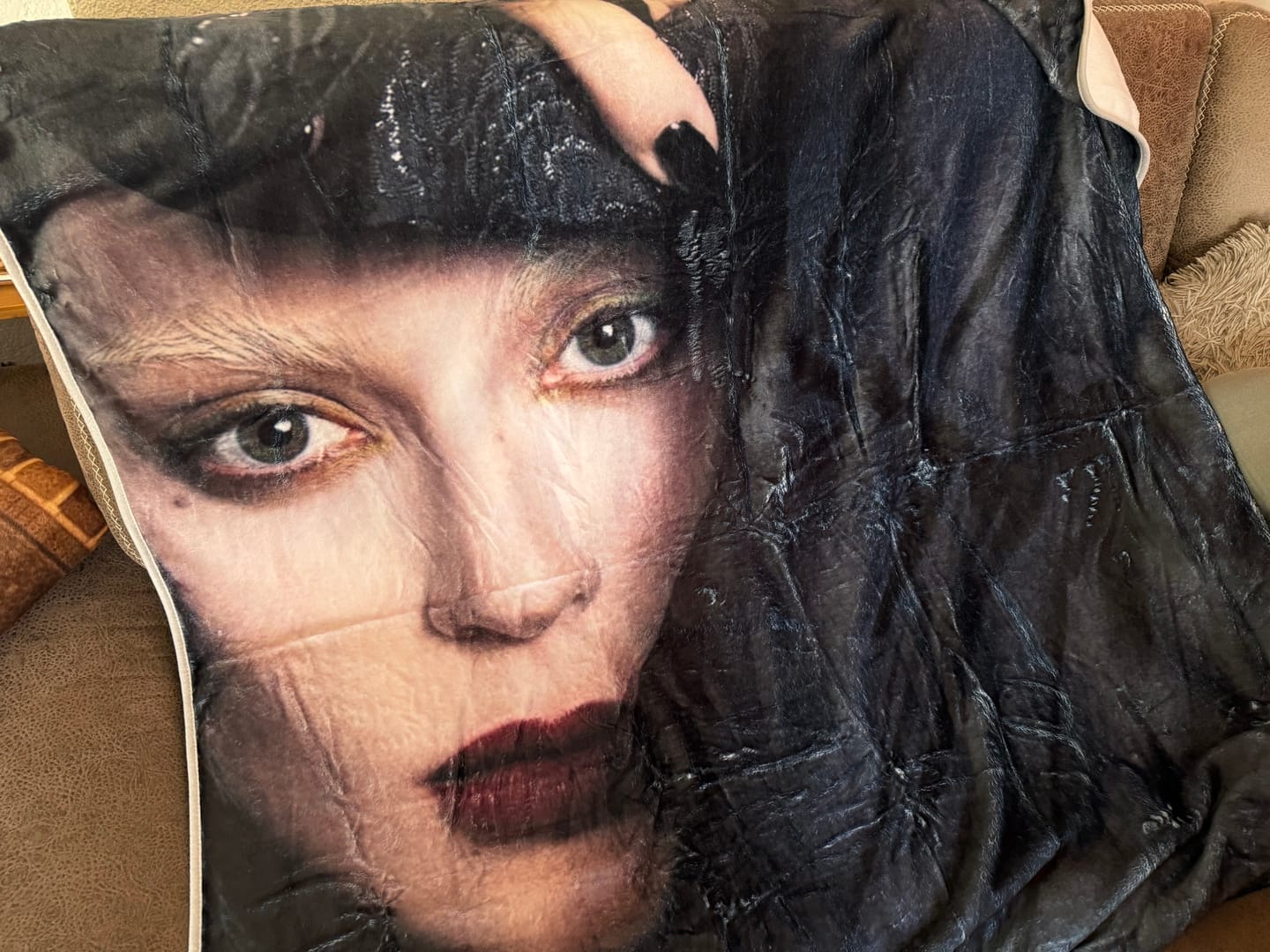 Customer photo review of Personalisierte Foto Kuscheldecke
