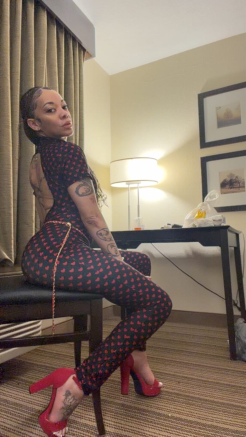 Customer photo review of Be Mine Jumpsuit