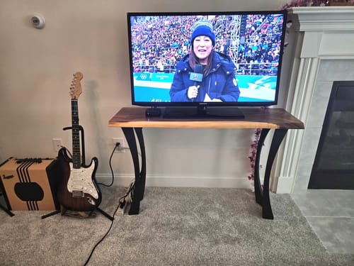 Customer photo review of Console Table Legs 211/204 Cleo 28'' H Scandinavian Style