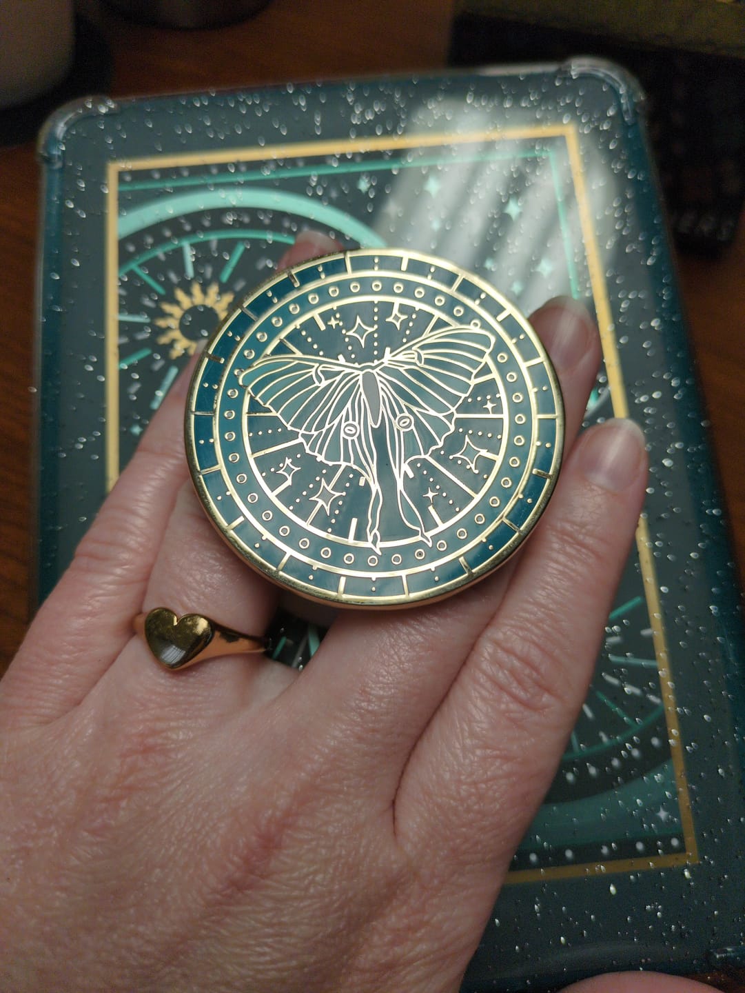 Customer photo review of Luna Moth Clingie