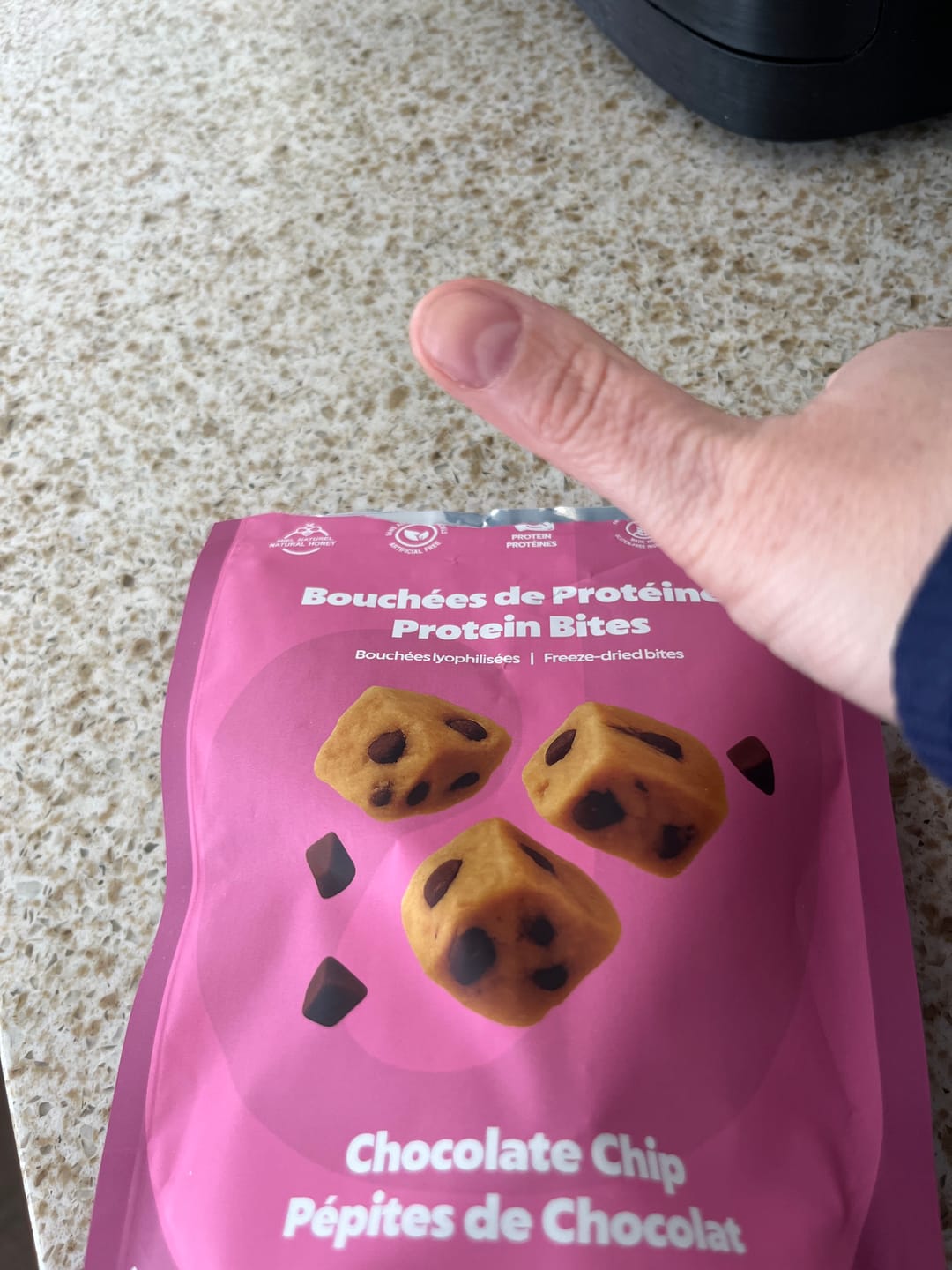 Customer photo review of Juju's - Bouchées Protéinées Lyophilisées - 80g