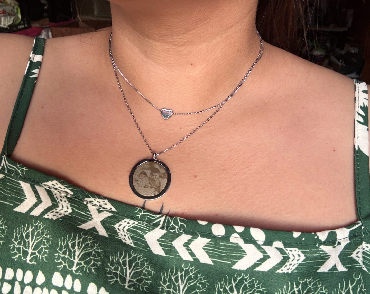 Customer photo review of Collar Memory  Personalizado