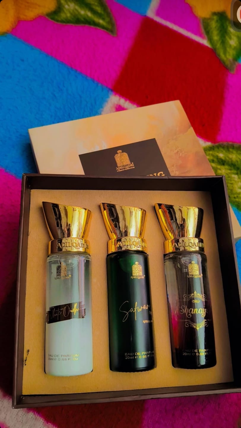 Customer photo review of Captivating Trio 3 Pcs Set Of Premium Perfume Spray