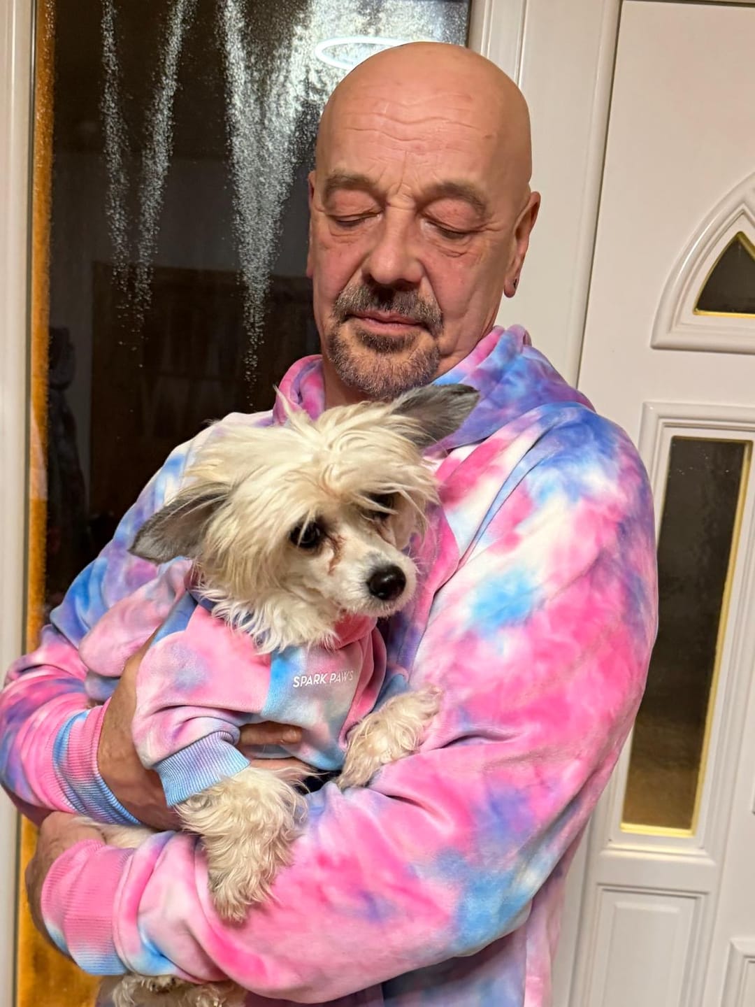 Customer photo review of Velvet Human Hoodie - Snow Cone
