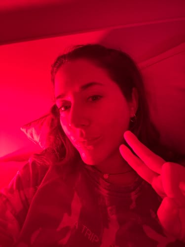 Customer photo review of Red & Infrared Light Therapy Panel