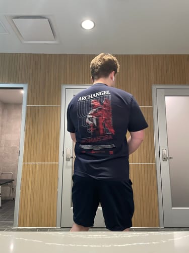 Customer photo review of Archangel Michael Tee