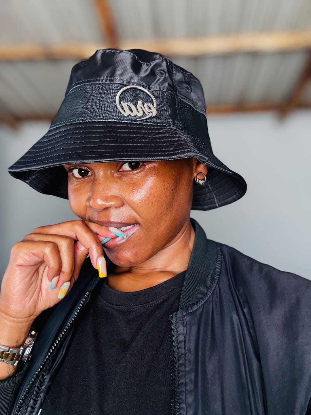 Customer photo review of Black Billy Bucket Hat