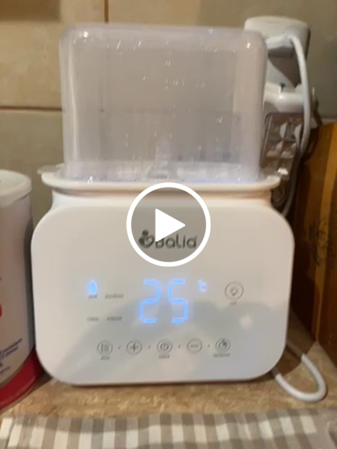 Customer video review of Calentador de mamaderas 4 en 1