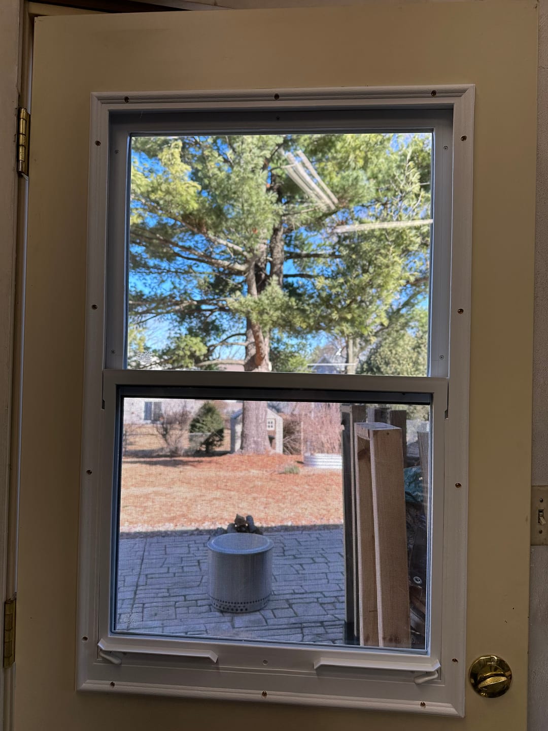 Customer photo review of Venting 1 Lite Glass and Frame Kit (Half Lite)