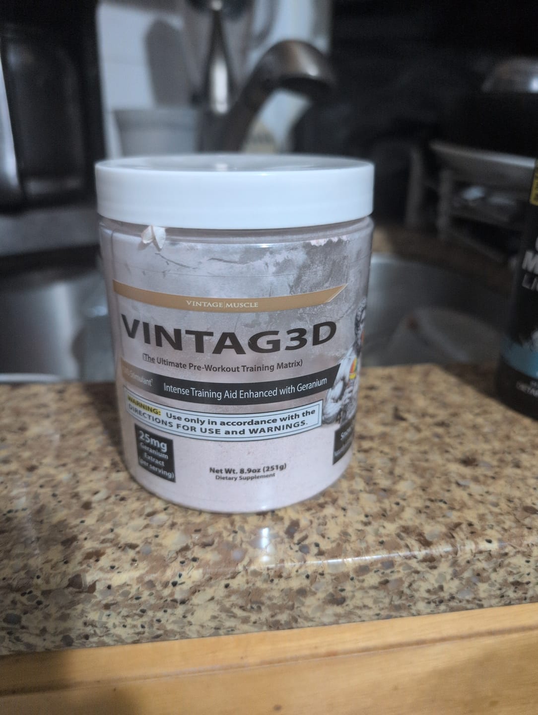 Customer photo review of VINTAG3D - HIGH STIMULANT PERFORMANCE ENHANCEMENT