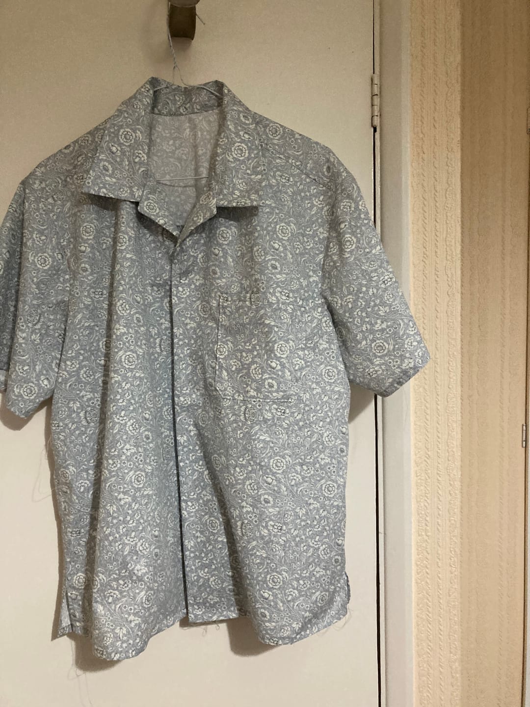 Customer photo review of Elegant Floral Rose & Hubble Cotton Poplin Fabric