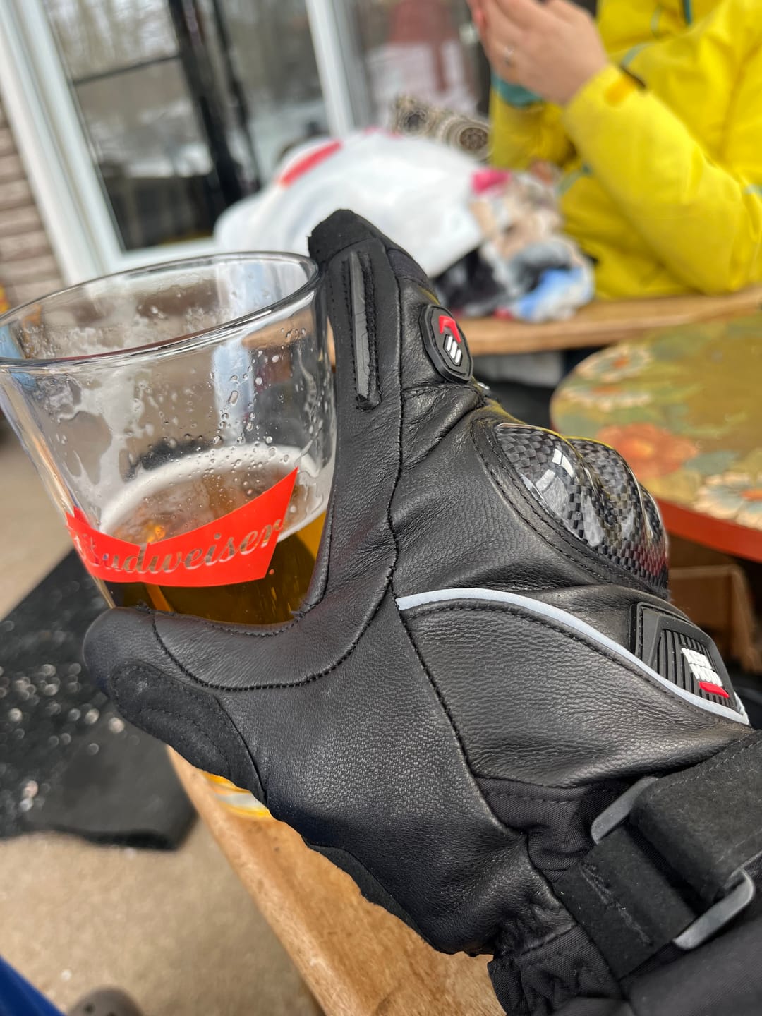 Customer photo review of Heated Motorcycle Gloves with 7.4V 2500mAh Rechargeable Battery