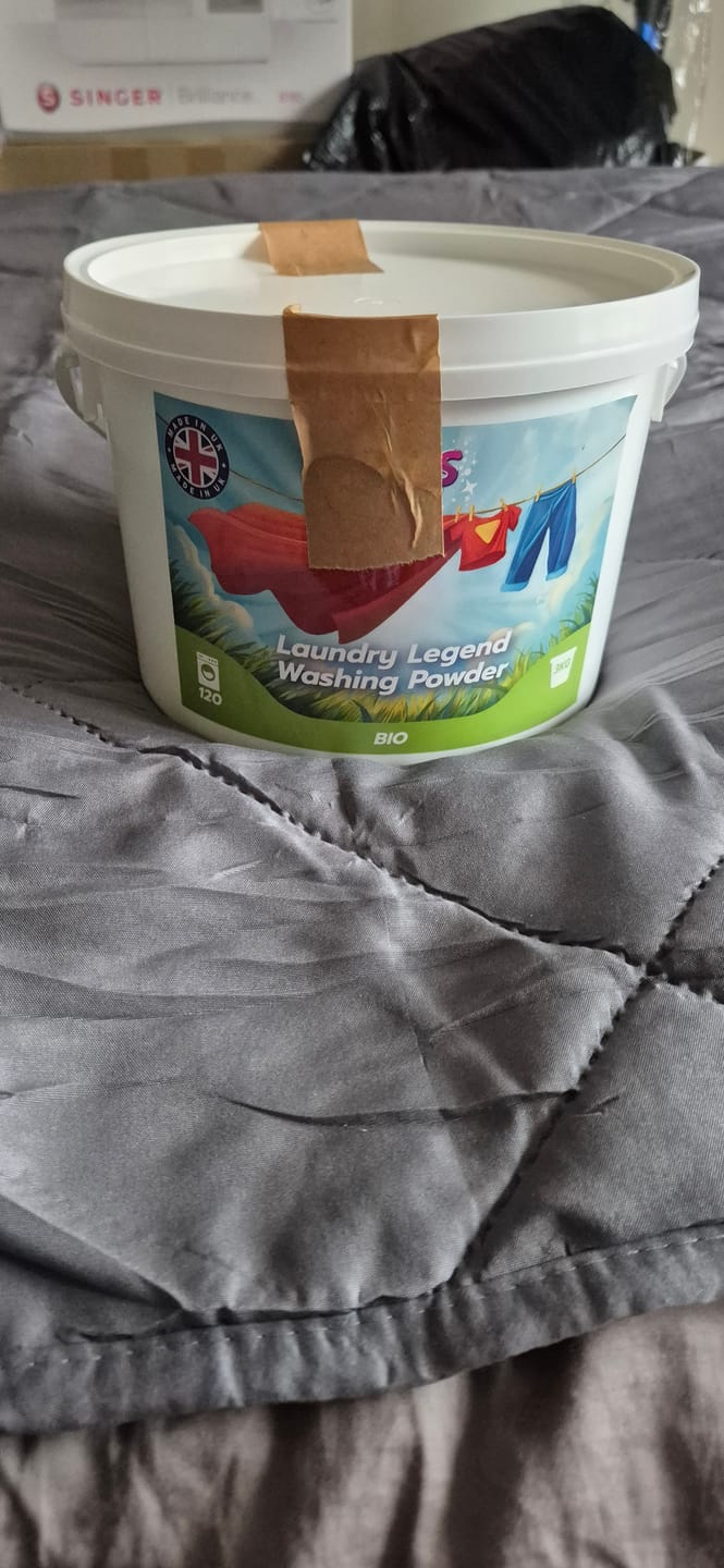 Customer photo review of Laundry Legend Washing Powder - PRE ORDER