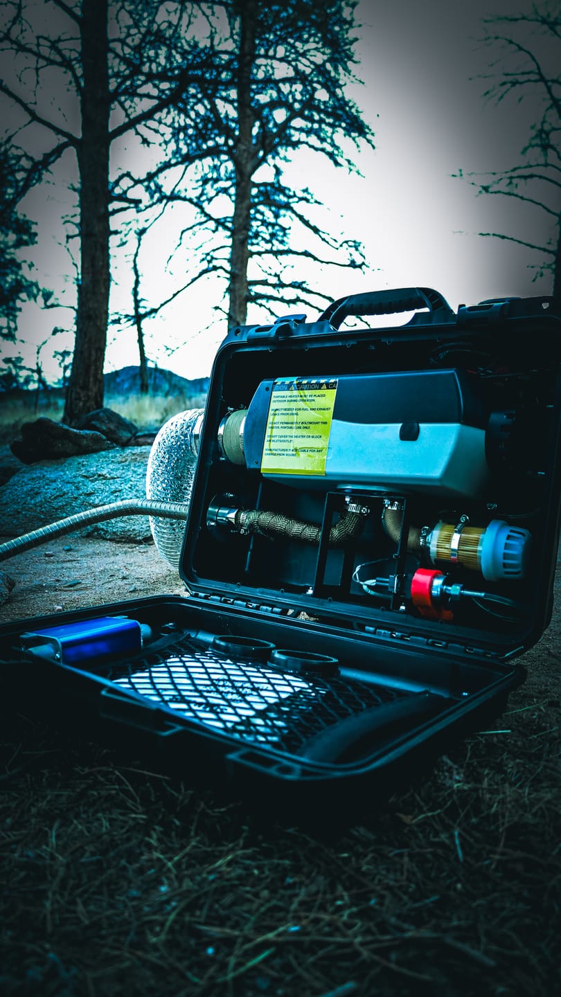 Customer photo review of Combusto 2/5kW – The Overlander’s All-in-One Diesel Heater