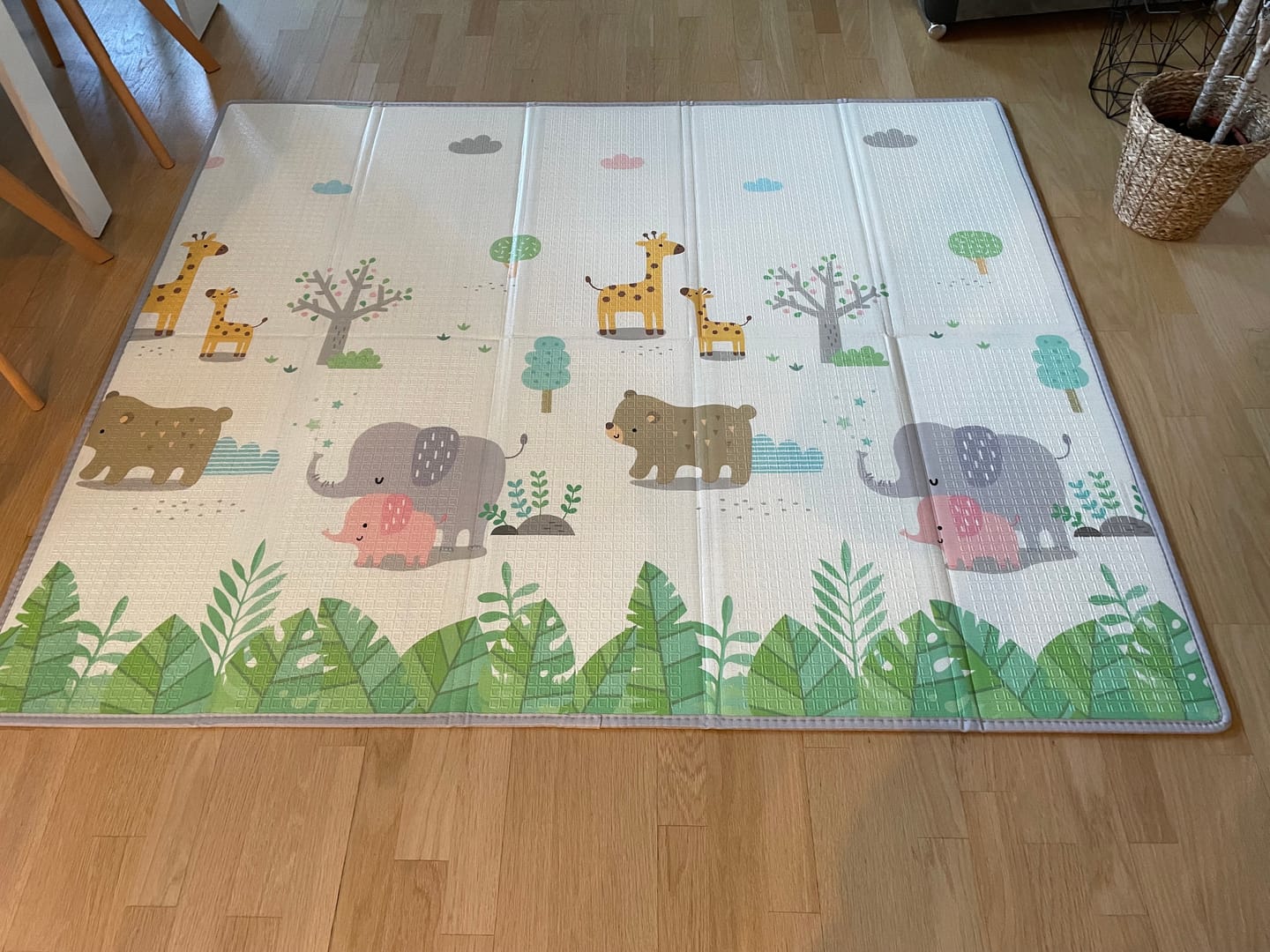 Customer photo review of Tapis Anti-Choc : Créez un grand espace de jeu !