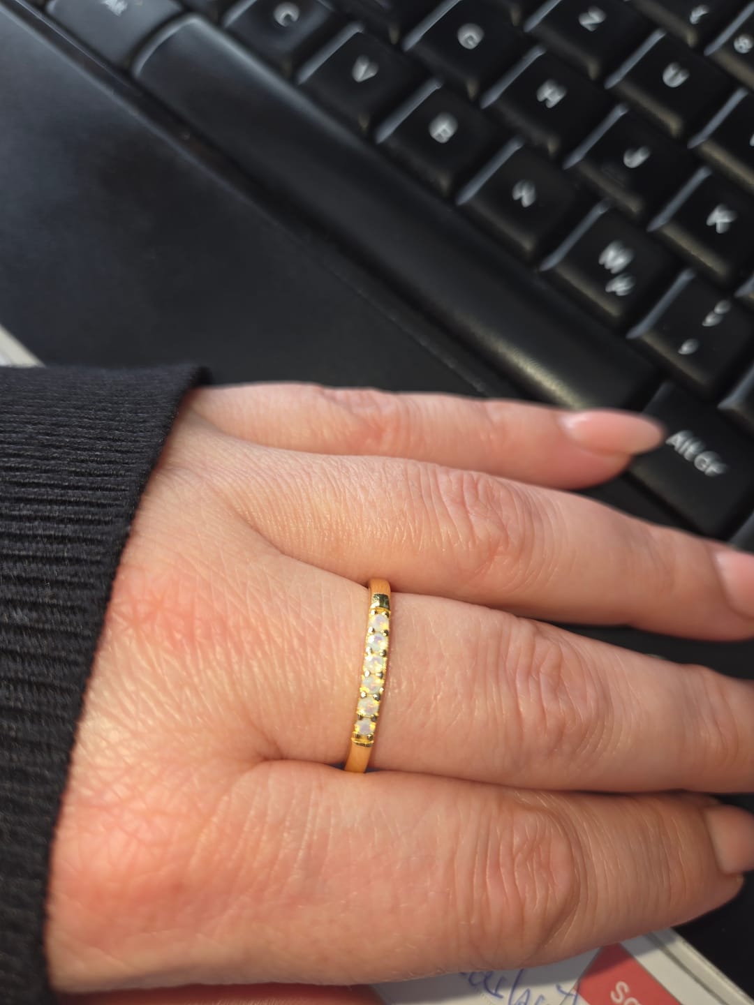 Customer photo review of Mondstein Ring - Dezent