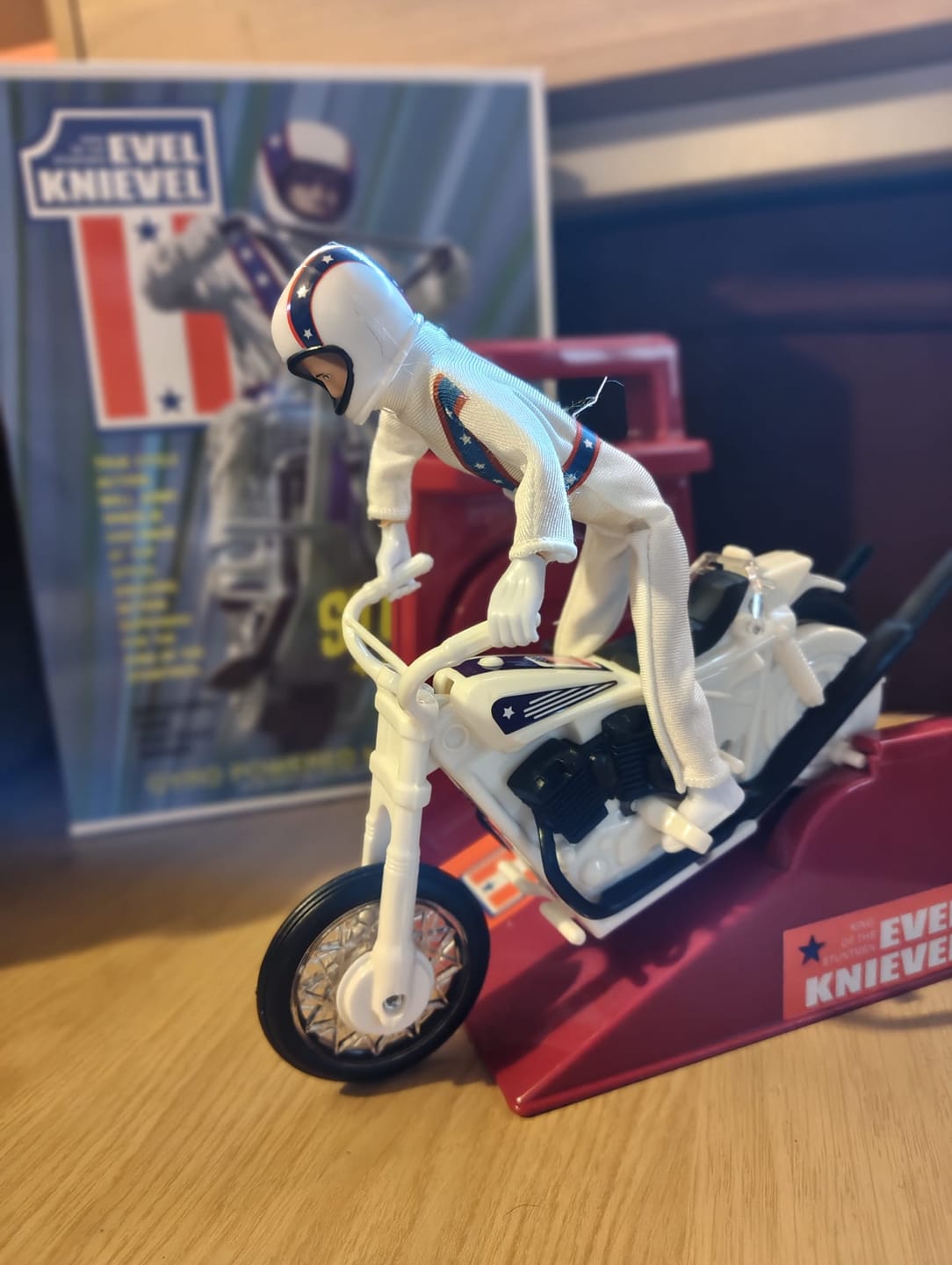 Customer photo review of The Original Evel Knievel Stunt Cycle
