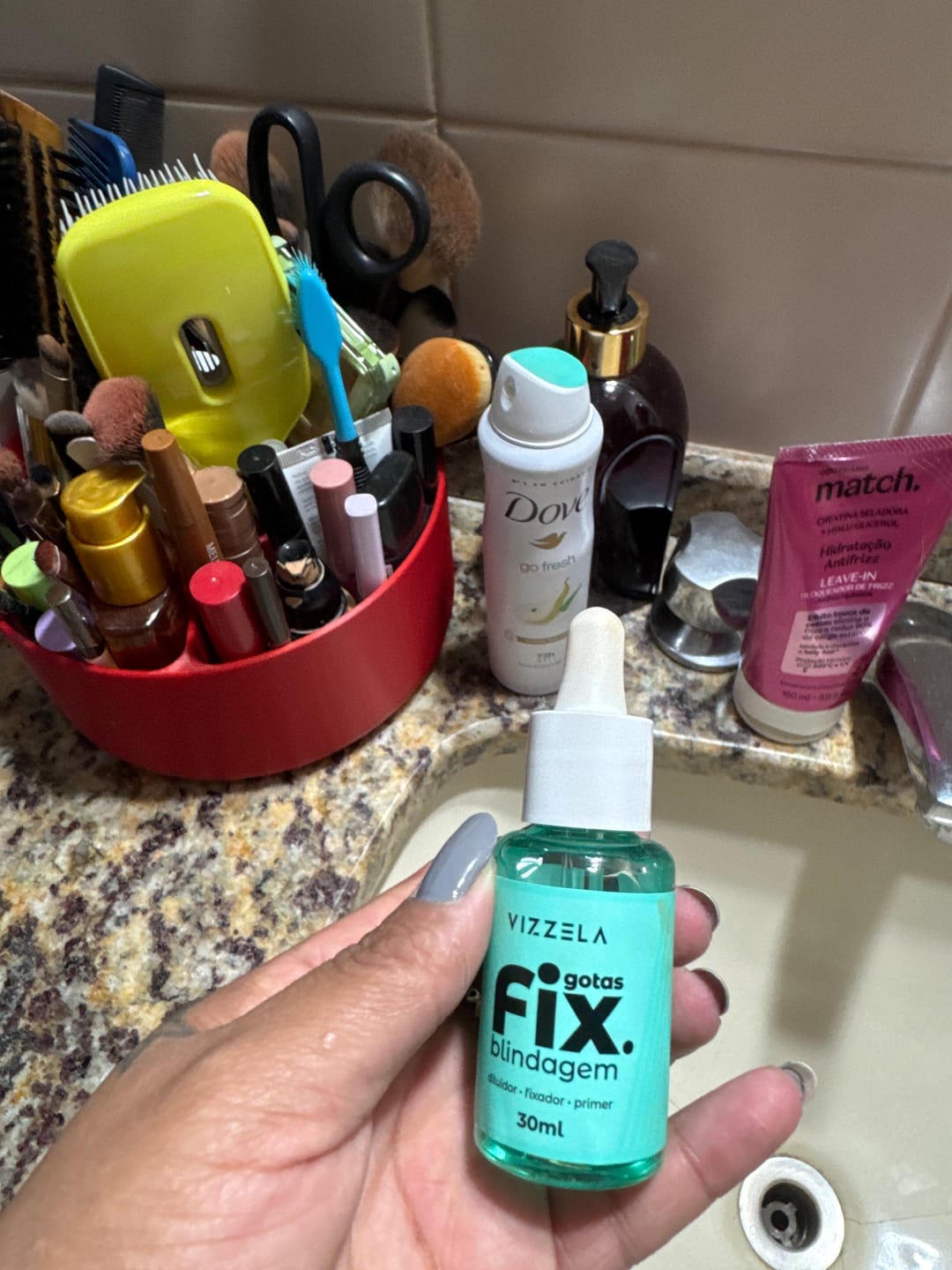 Customer photo review of Gotas Fix Blindagem - Vizzela