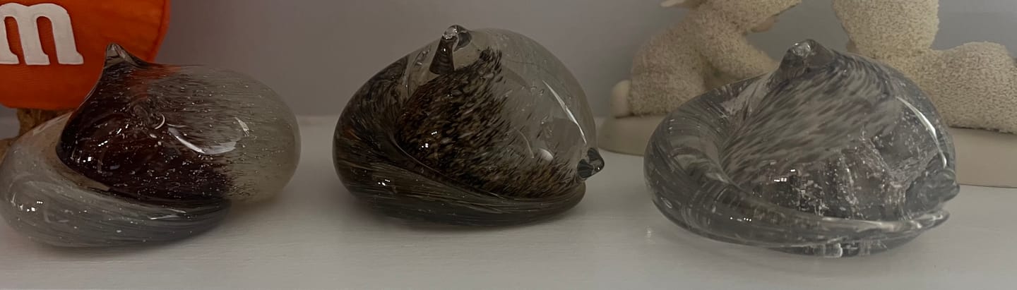 Customer photo review of Sleeping Cat with Infused Cremation Ashes