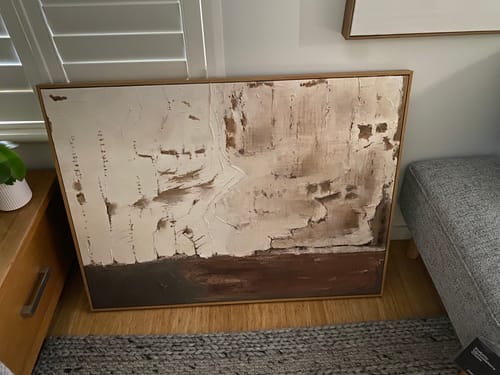 Customer photo review of Wabi-Sabi Wall Art #TX484