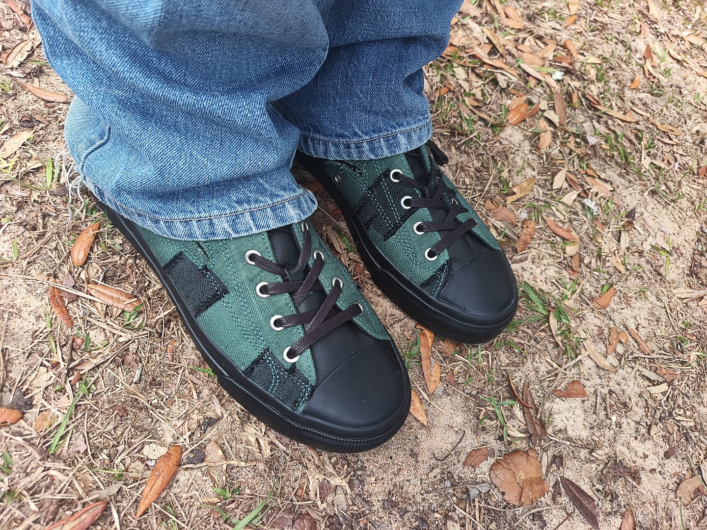 Customer photo review of All-American Low-Top 14, Deep Green/Black