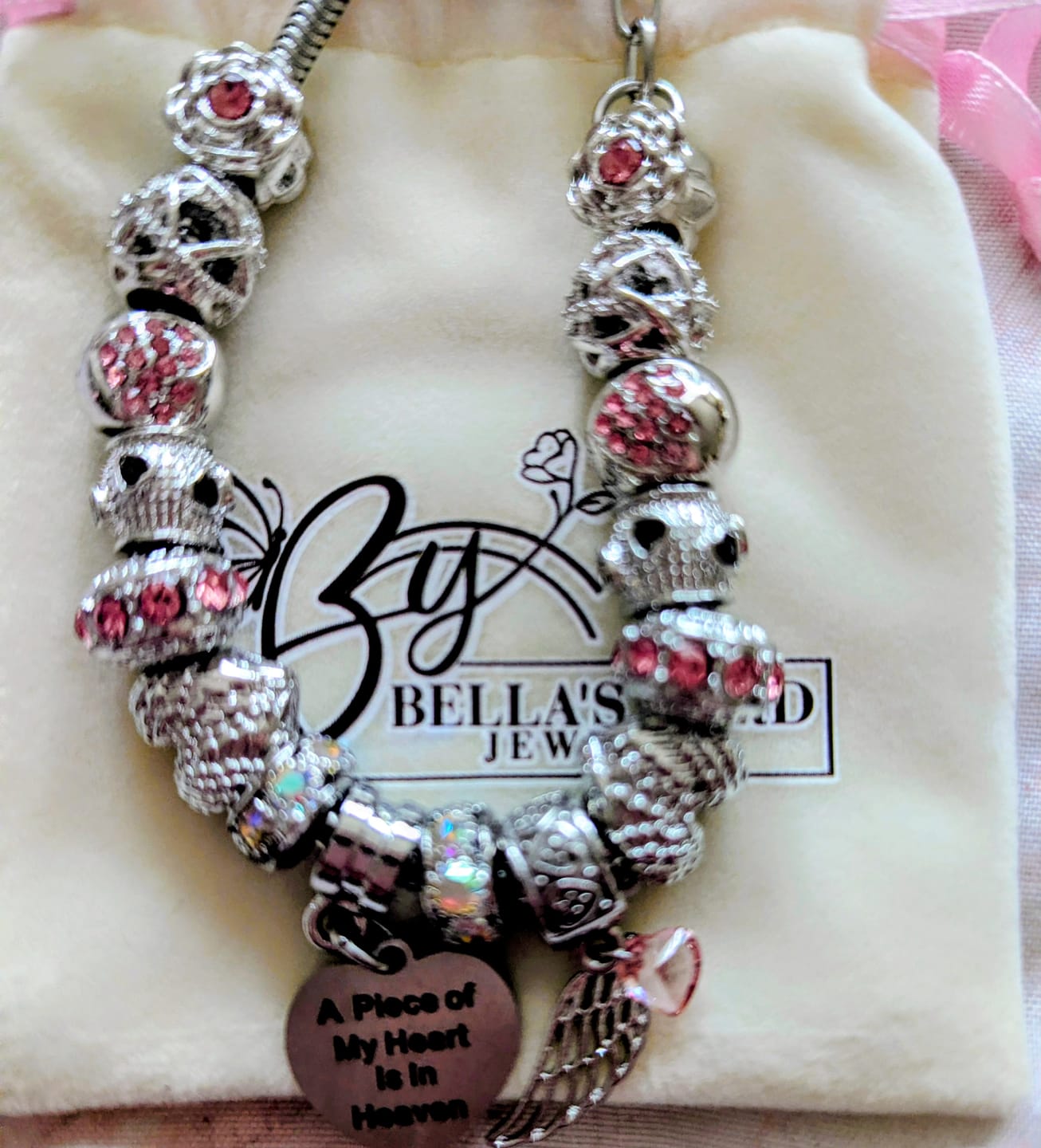 Customer photo review of Piece Of My Heart Bracelet