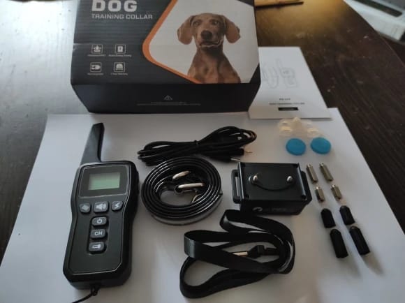 Customer photo review of 1000m Electric Dog Training Collar & Remote Control for Pet Training 