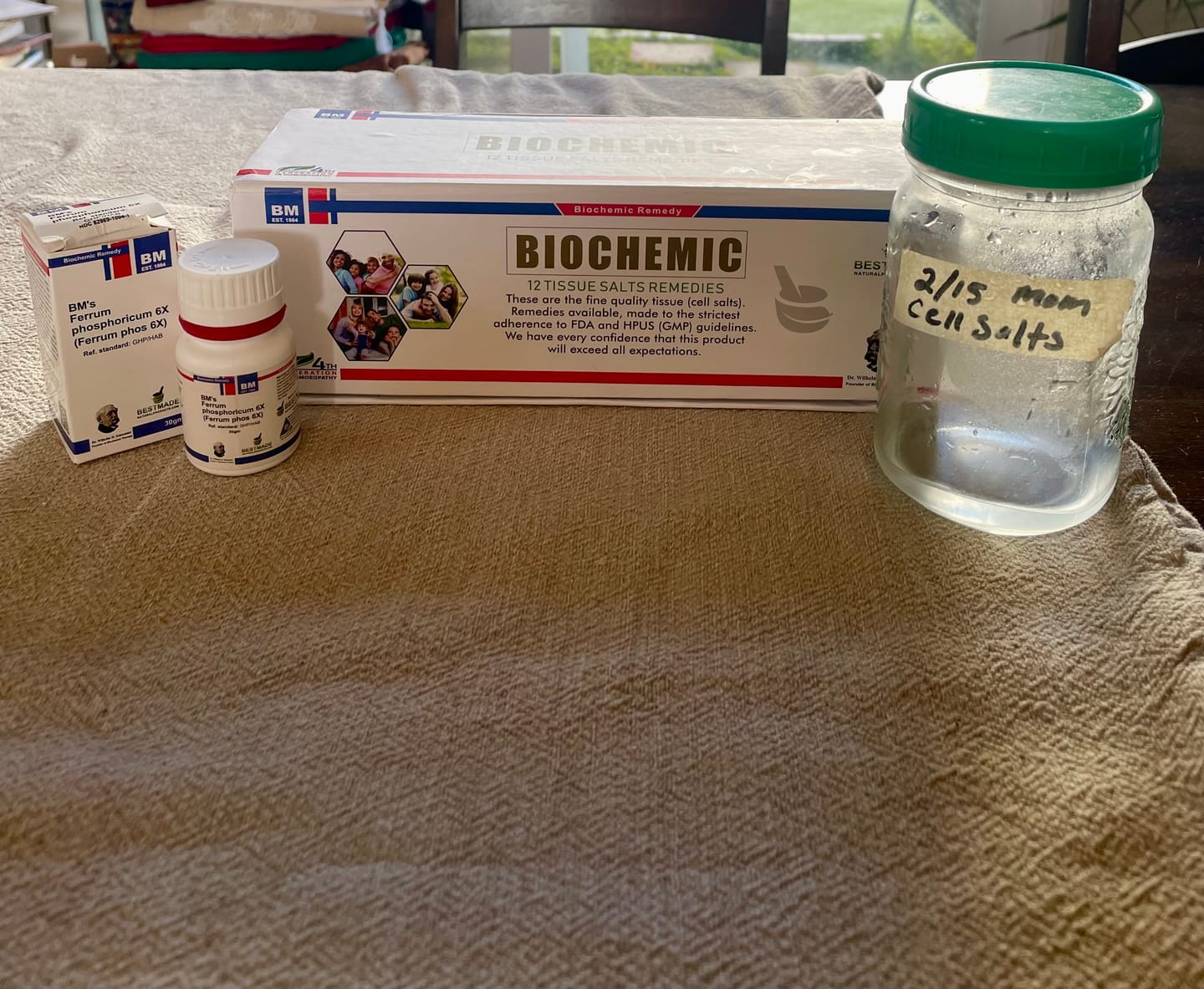 Customer photo review of Economy Pack Tissue Cell Salt Kit - All 12 Schussler Cell Salts, Boosts The Immune System, Provides Vital Cellular Nutrition, Easy to Use Remedy Chart | 12 Bottles, 350 Pellets Each