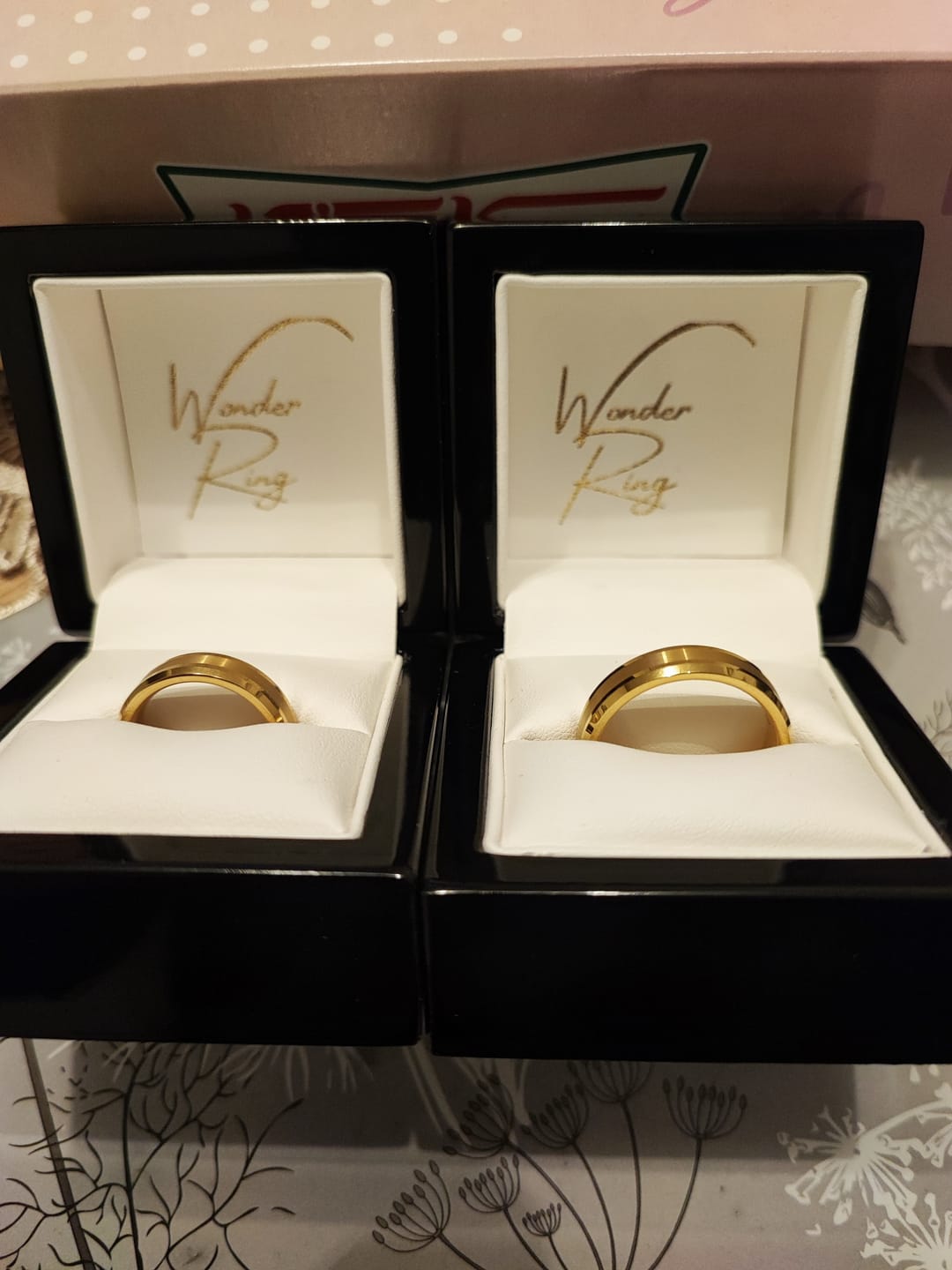 Customer photo review of Gold Brushed 6mm Wonder Ring