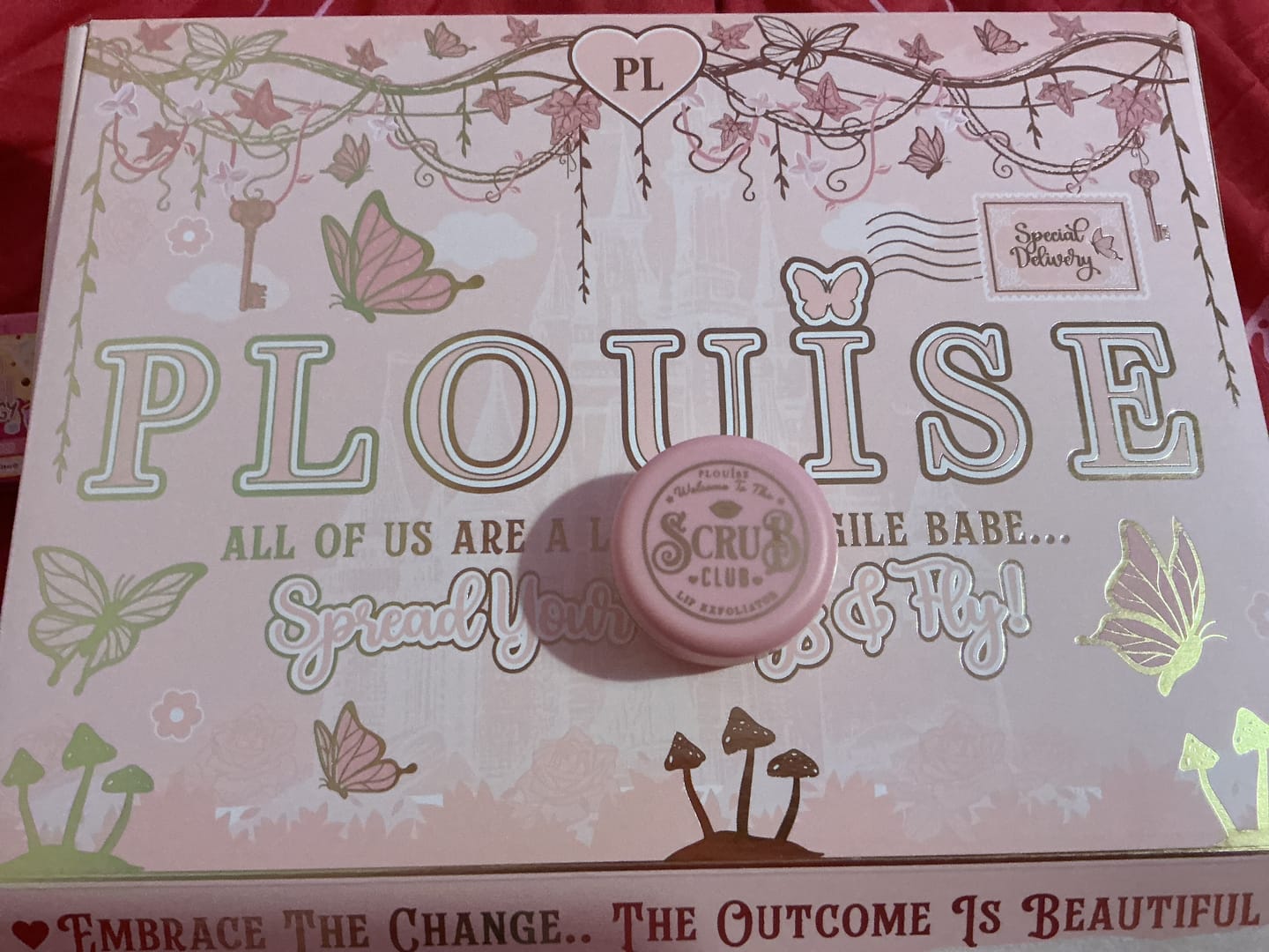Customer photo review of P. Louise Exfoliator Lip Scrub