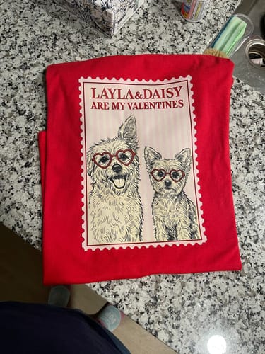 Customer photo review of Gildan Heavy Cotton T-shirt (Small to XLarge)
