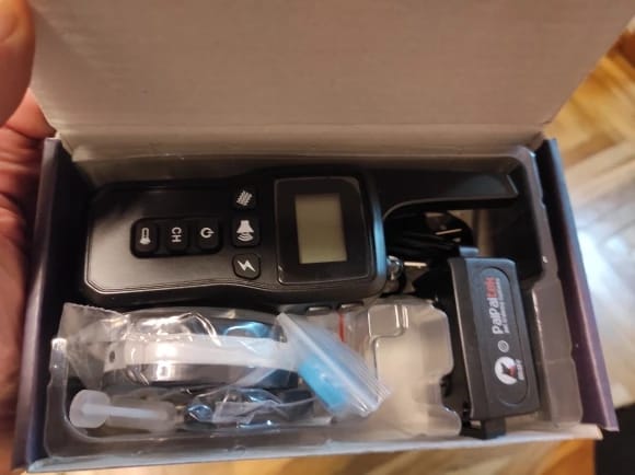 Customer photo review of 1000m Electric Dog Training Collar & Remote Control for Pet Training 