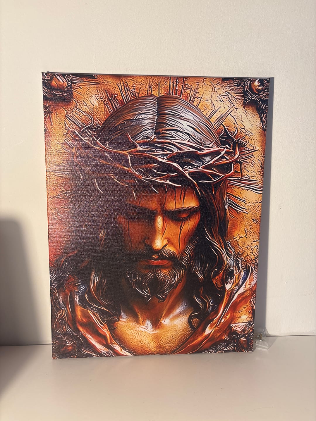 Customer photo review of Christianartworkshop Crown of Thorns Jesus Art Prints: Faith-Driven Gift for Devout Believers