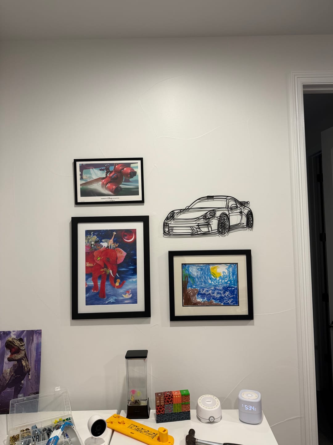 Customer photo review of 911 GT3 Model 991 Front Angle Metal Silhouette