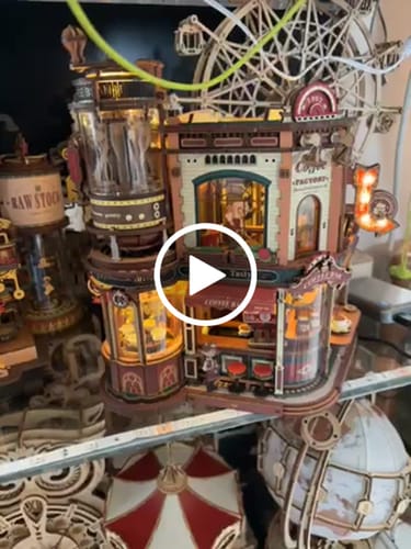 Customer video review of Letter Coffee DIY Miniature House