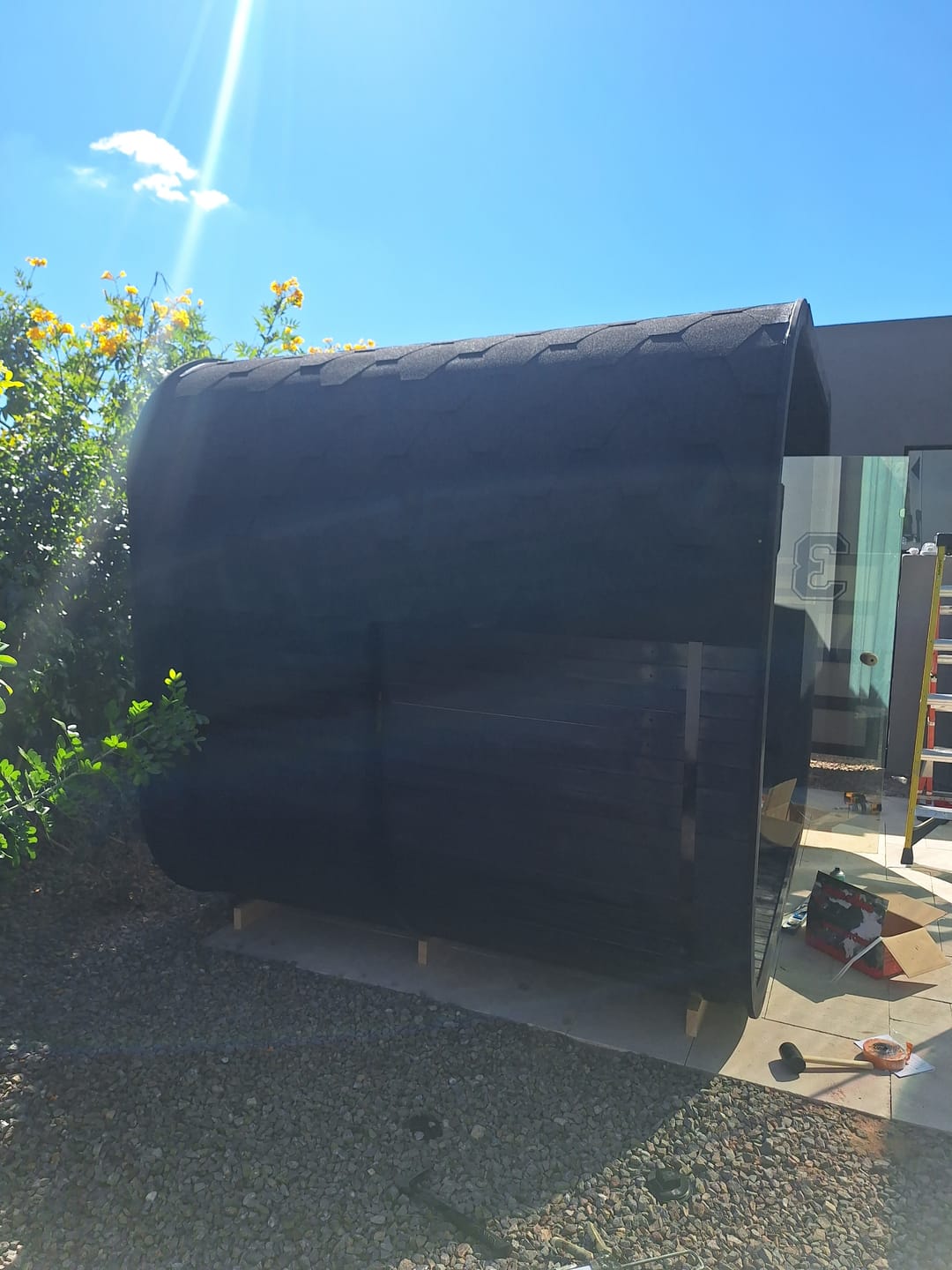 Customer photo review of SAUNAONES® Elegant Serenity Sauna 4