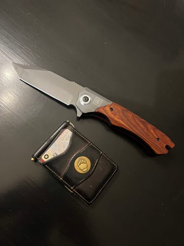 Customer photo review of BRÜTEDGE™ BIG A** KNIFE