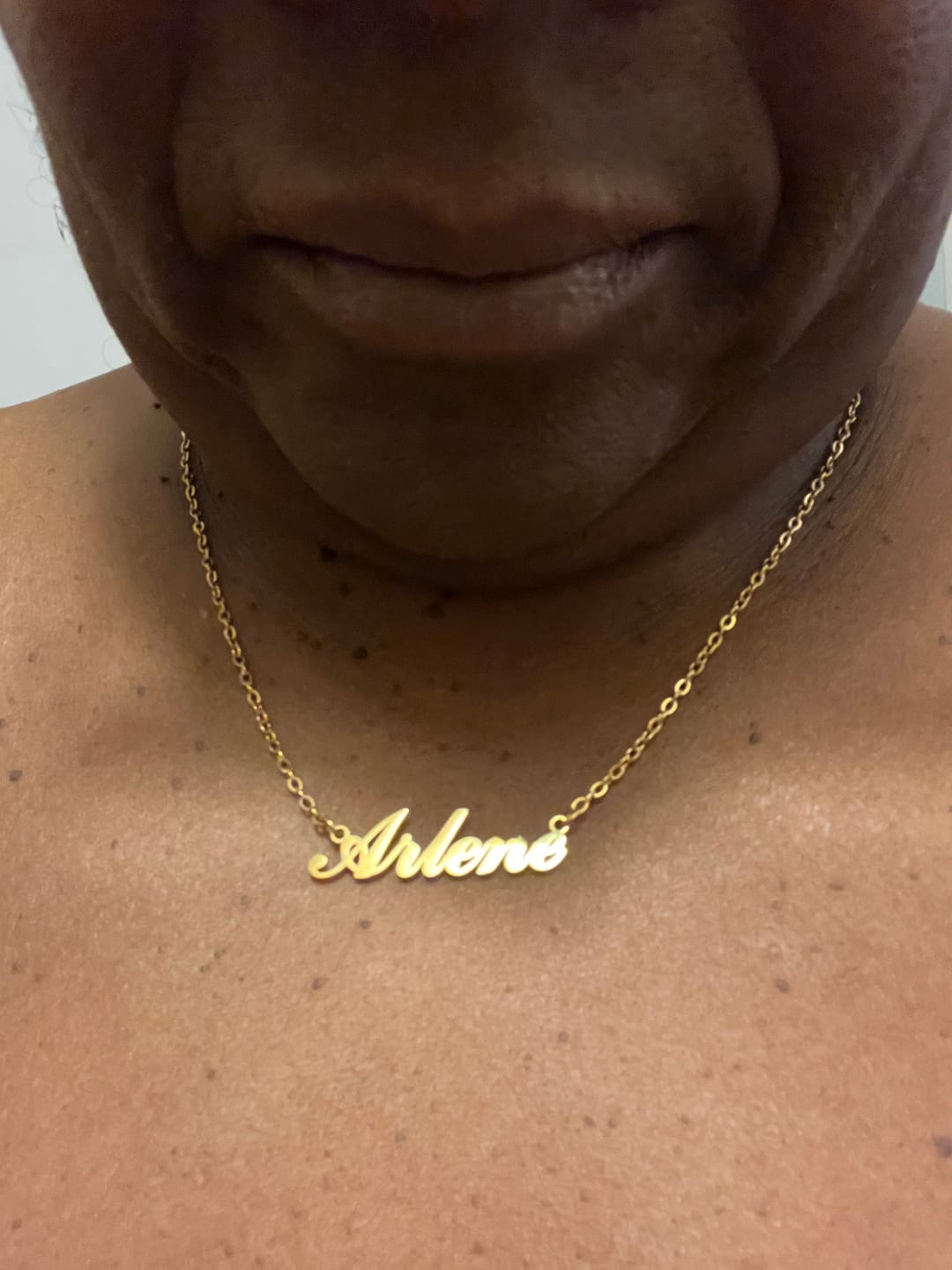 Customer photo review of Necklace Extender