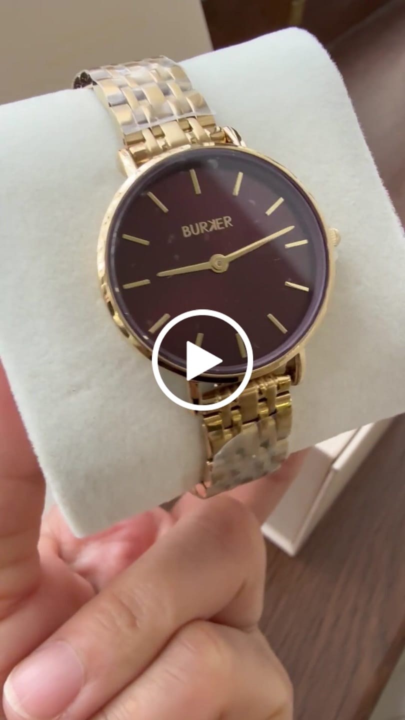 Customer video review of Ruby Petite Gold Burgundy