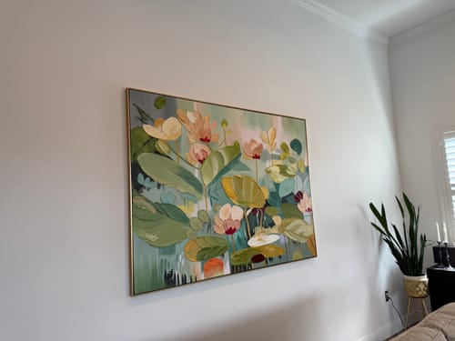 Customer photo review of Flower Canvas Art #FL124