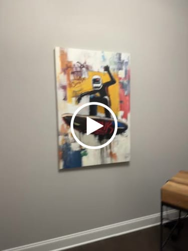 Customer review photo for Abstract Graffiti Art #GA128