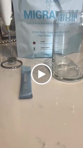 Customer video review of Migranium - World’s 1st Anti-Migraine Super Formula for Headaches + Brain Fog + Stress