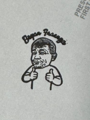 Customer photo review of Face Stamp﹘ Self-Inking Stamp﹘US